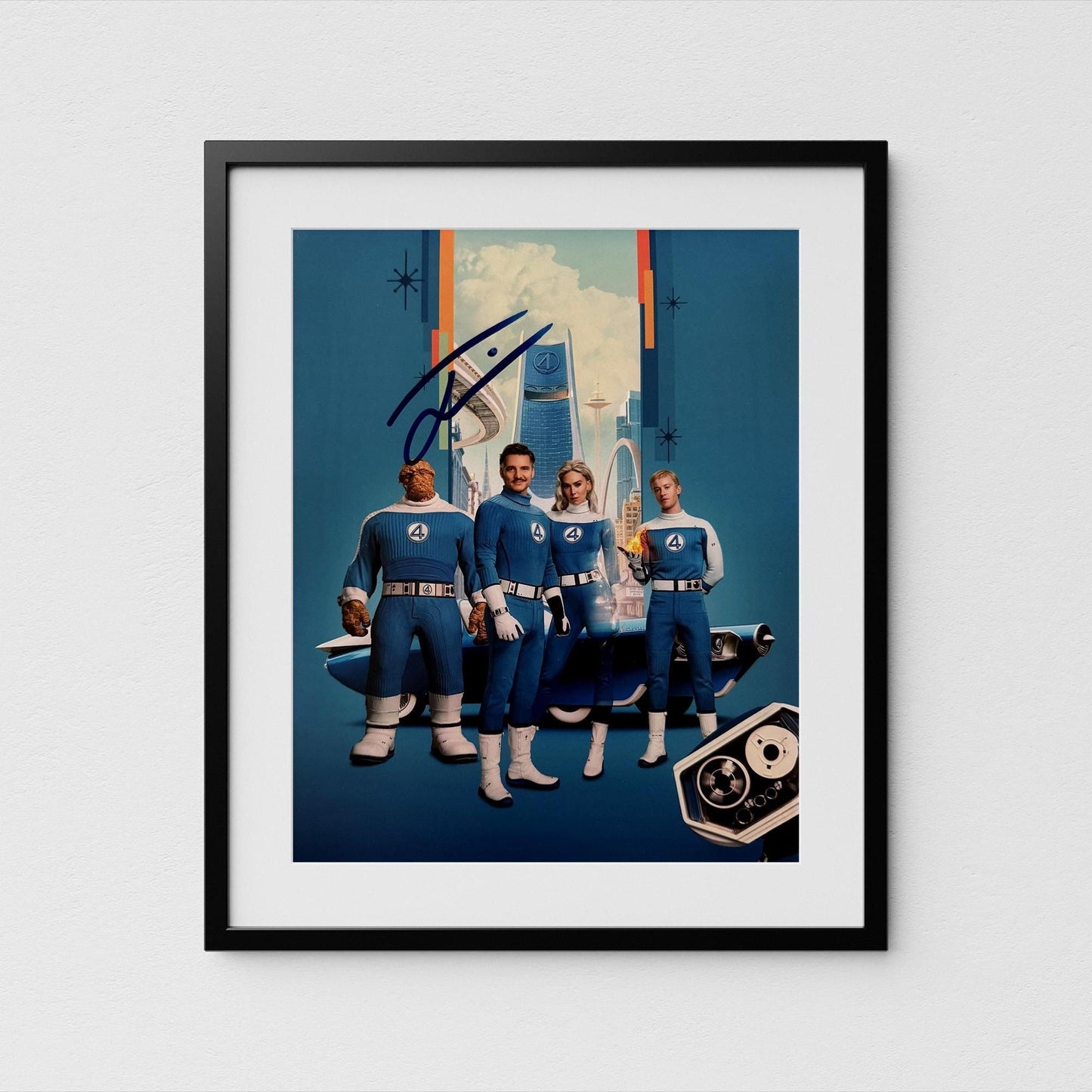 Joseph Quinn Autograph Fanastic Four Signed Poster Authentic Signature with COA