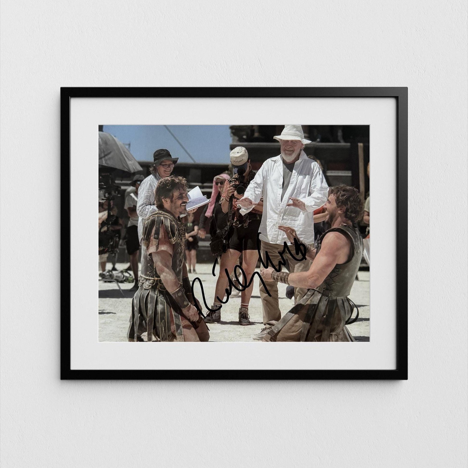 Ridley Scott Autograph Gladiator Signed Poster Authentic Director Signature with COA