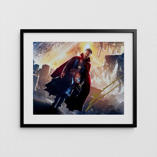 Benedict Cumberbatch Autograph Doctor Strange Signed Poster Authentic Signature with COA