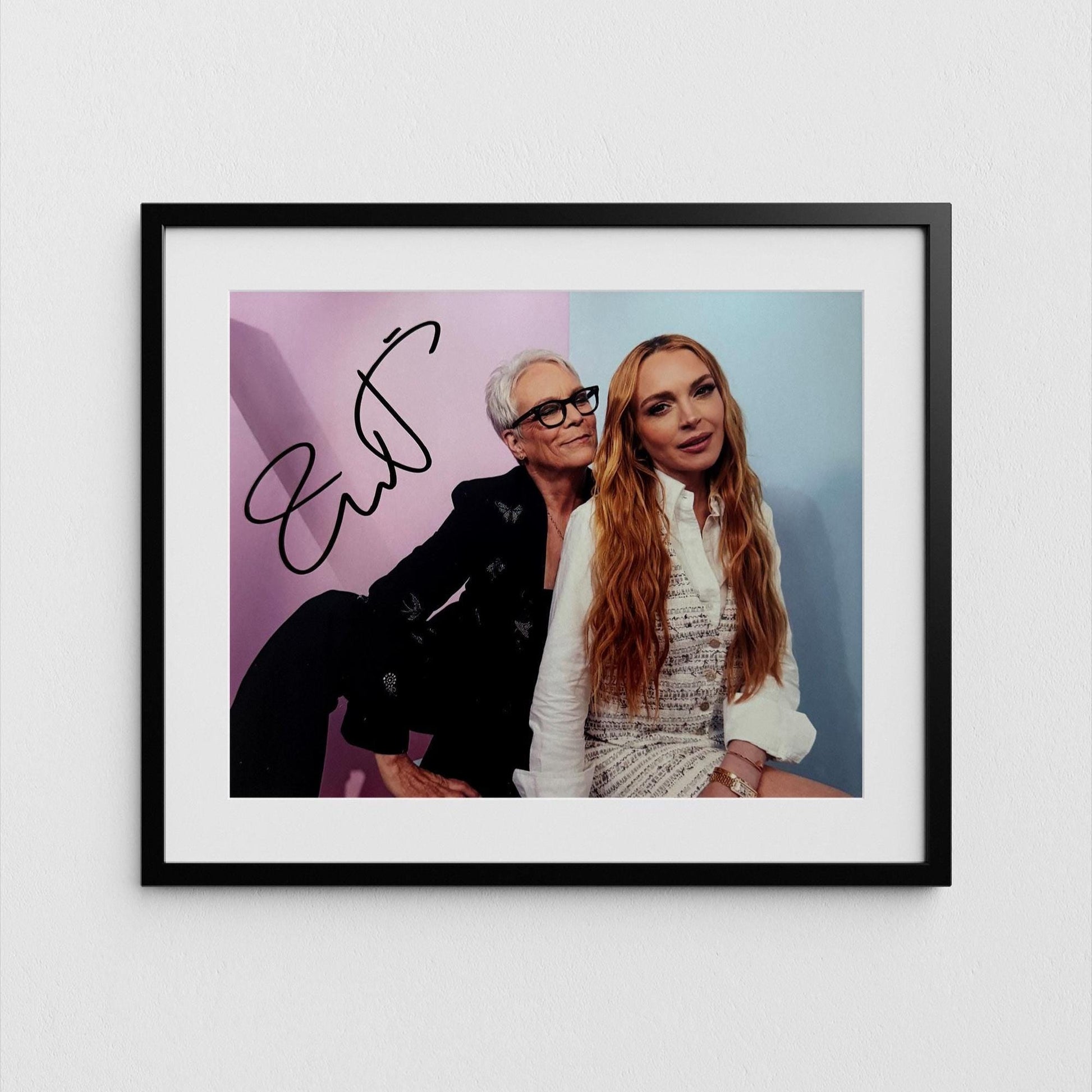 Jamie Lee Curtis Autograph Freaky Friday Signed Poster Authentic Signature with COA