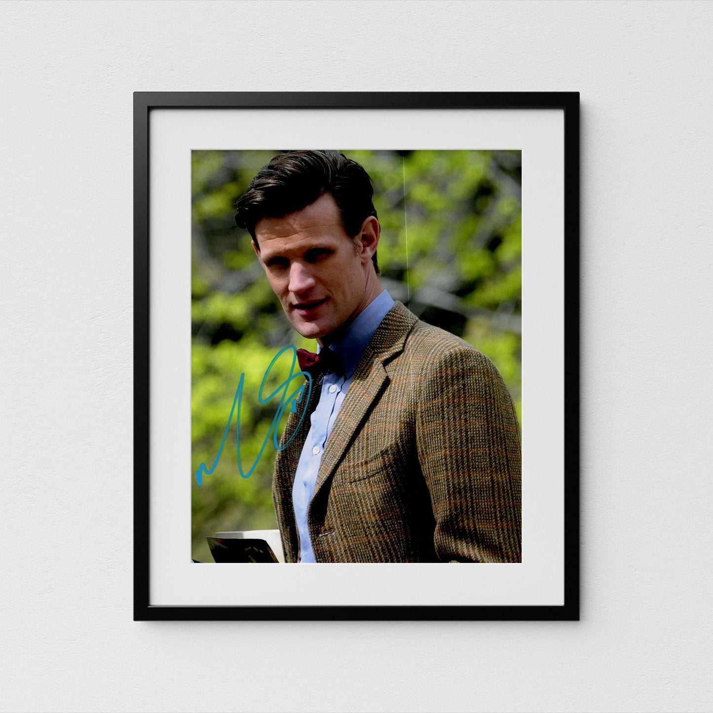 Matt Smith Autograph Doctor Who Signed Poster Authentic Signature COA