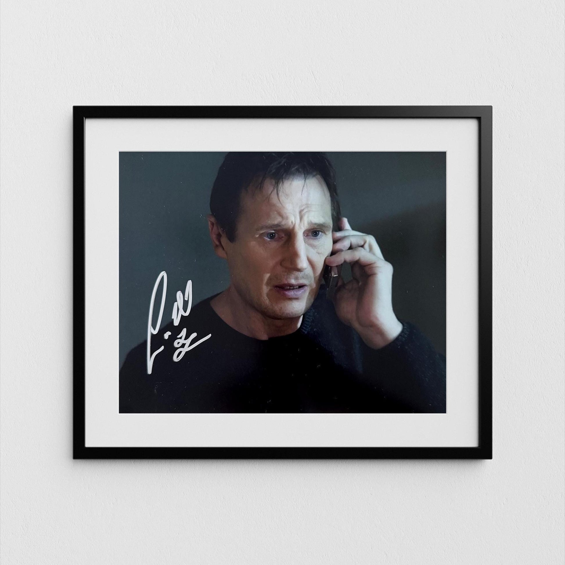 Liam Neeson Autograph Taken Signed Poster Authentic Signature COA