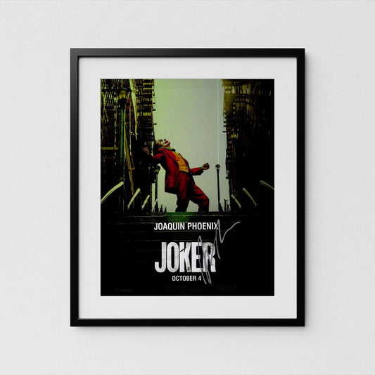 Joaquin Phoenix Autograph Joker Signed Arthur Fleck Poster Authentic Signature with COA