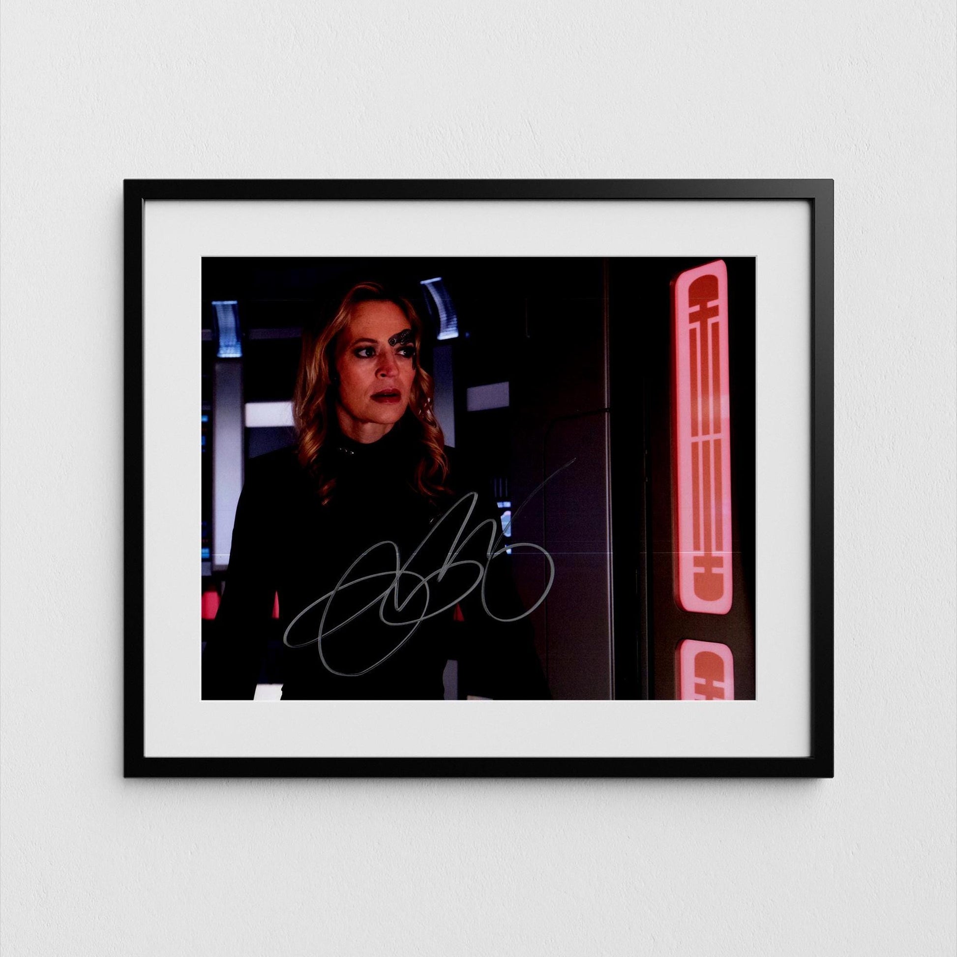 Jeri Ryan Autograph Star Trek Signed Poster Seven of Nine Authentic Signature with COA