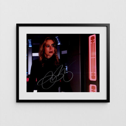 Jeri Ryan Autograph Star Trek Signed Poster Seven of Nine Authentic Signature with COA