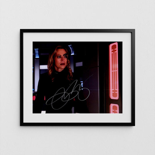 Jeri Ryan Autograph Star Trek Signed Poster Seven of Nine Authentic Signature with COA