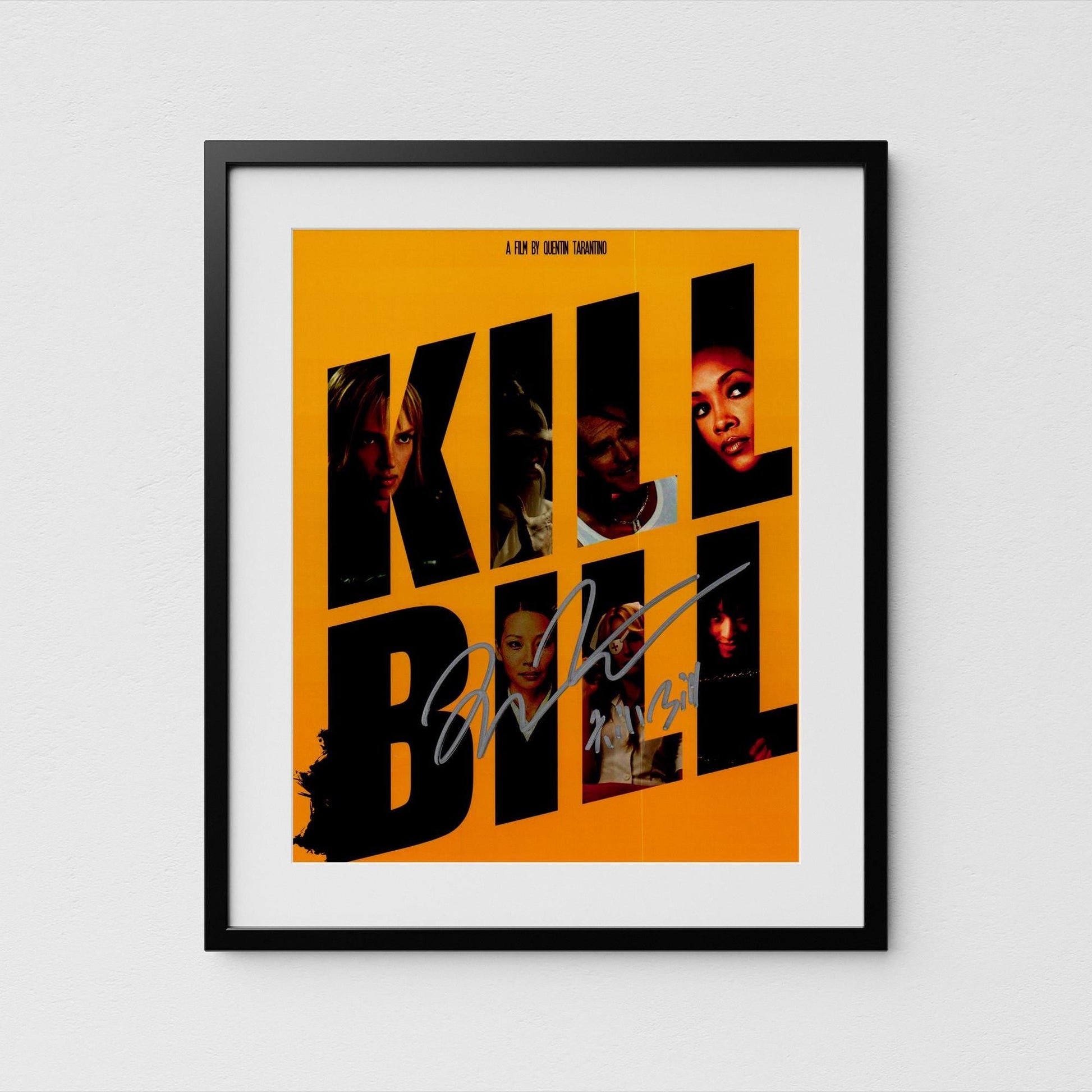 Quentin Tarantino Autograph Pulp Fiction Signed 8x10" Poster Authentic Director Signature with COA