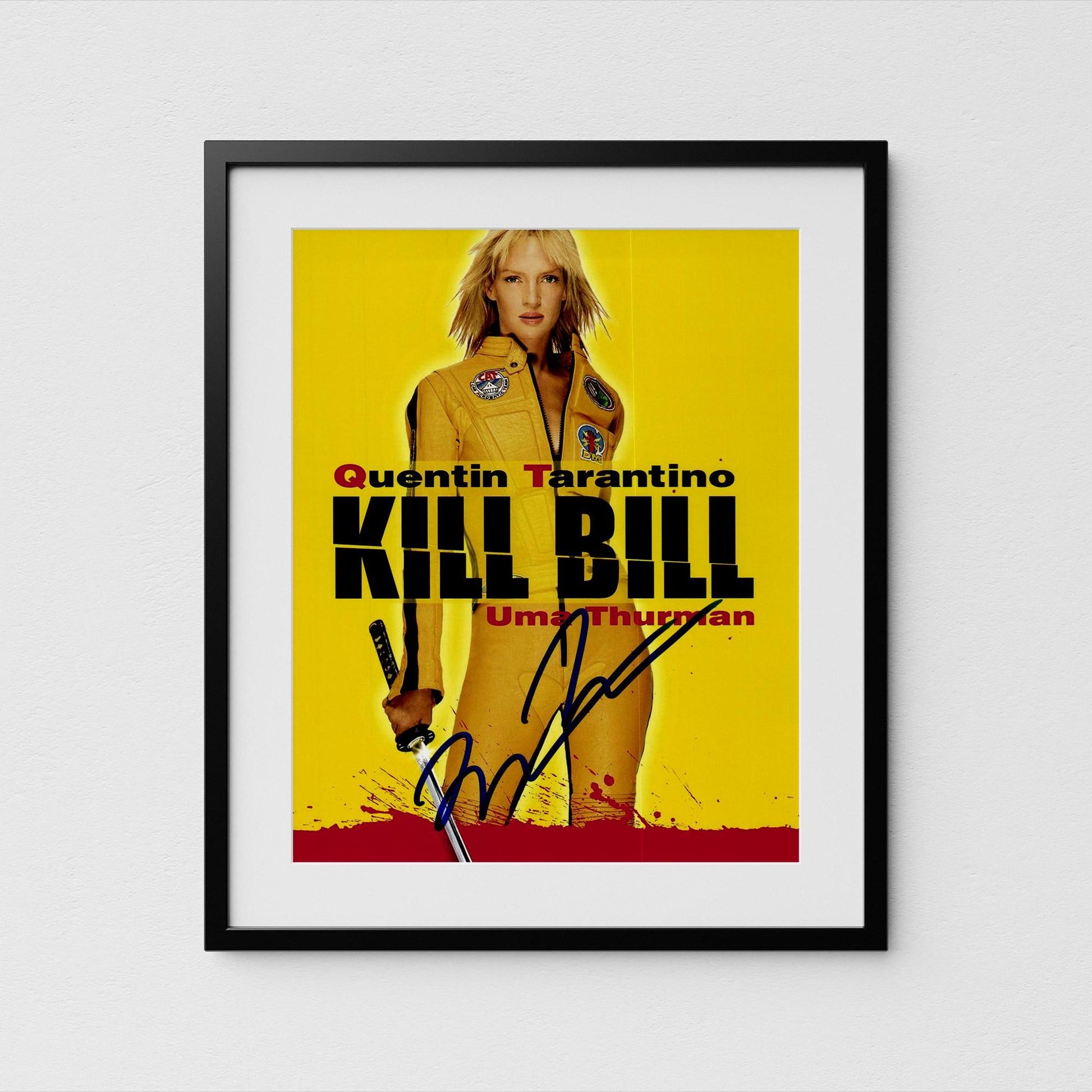 Quentin Tarantino Autograph Pulp Fiction Signed 8x10" Poster Authentic Director Signature with COA