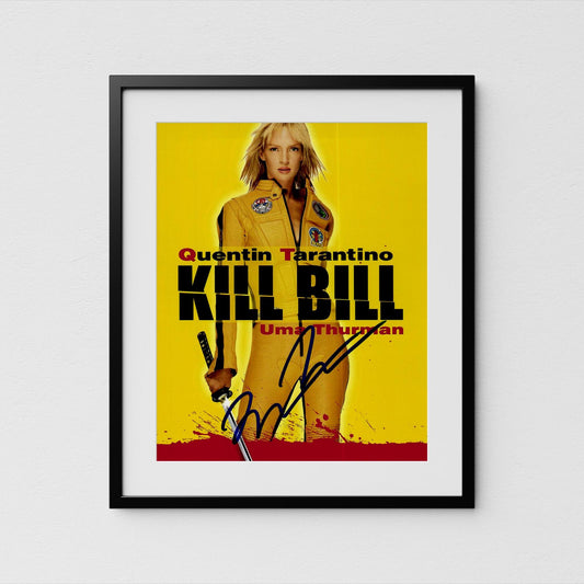 Quentin Tarantino Autograph Pulp Fiction Signed 8x10&quot; Poster Authentic Director Signature with COA