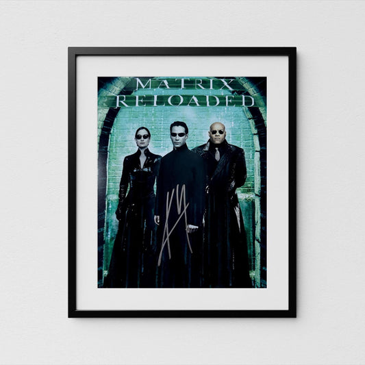 Keanu Reeves Autograph Matrix Signed 8x10&quot; Poster Neo Authentic Signature with COA