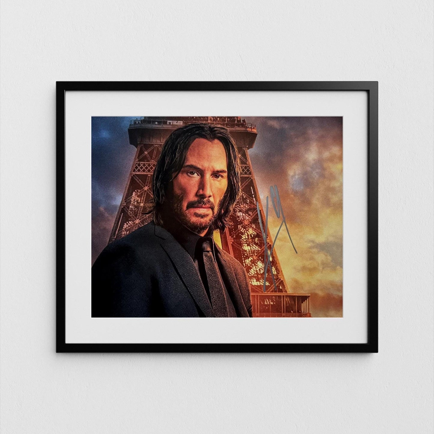 Keanu Reeves Autograph Matrix Signed 8x10" Poster Neo Authentic Signature with COA