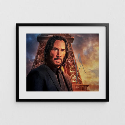 Keanu Reeves Autograph Matrix Signed 8x10" Poster Neo Authentic Signature with COA
