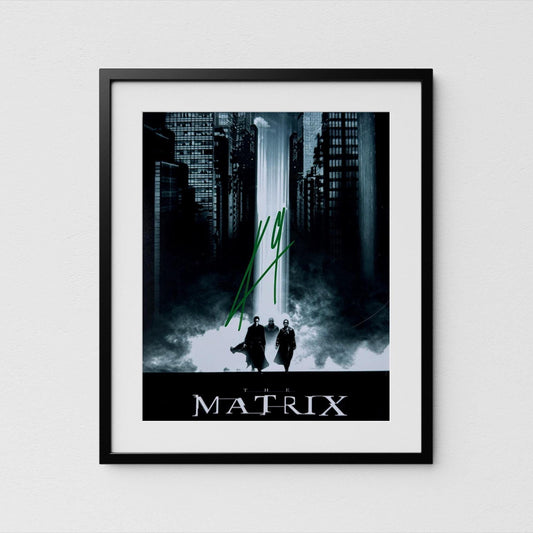 Keanu Reeves Autograph Matrix Signed 8x10&quot; Poster Neo Authentic Signature with COA