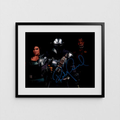 Pedro Pascal Autograph The Mandalorian Signed Star Wars Poster Authentic Signature with COA