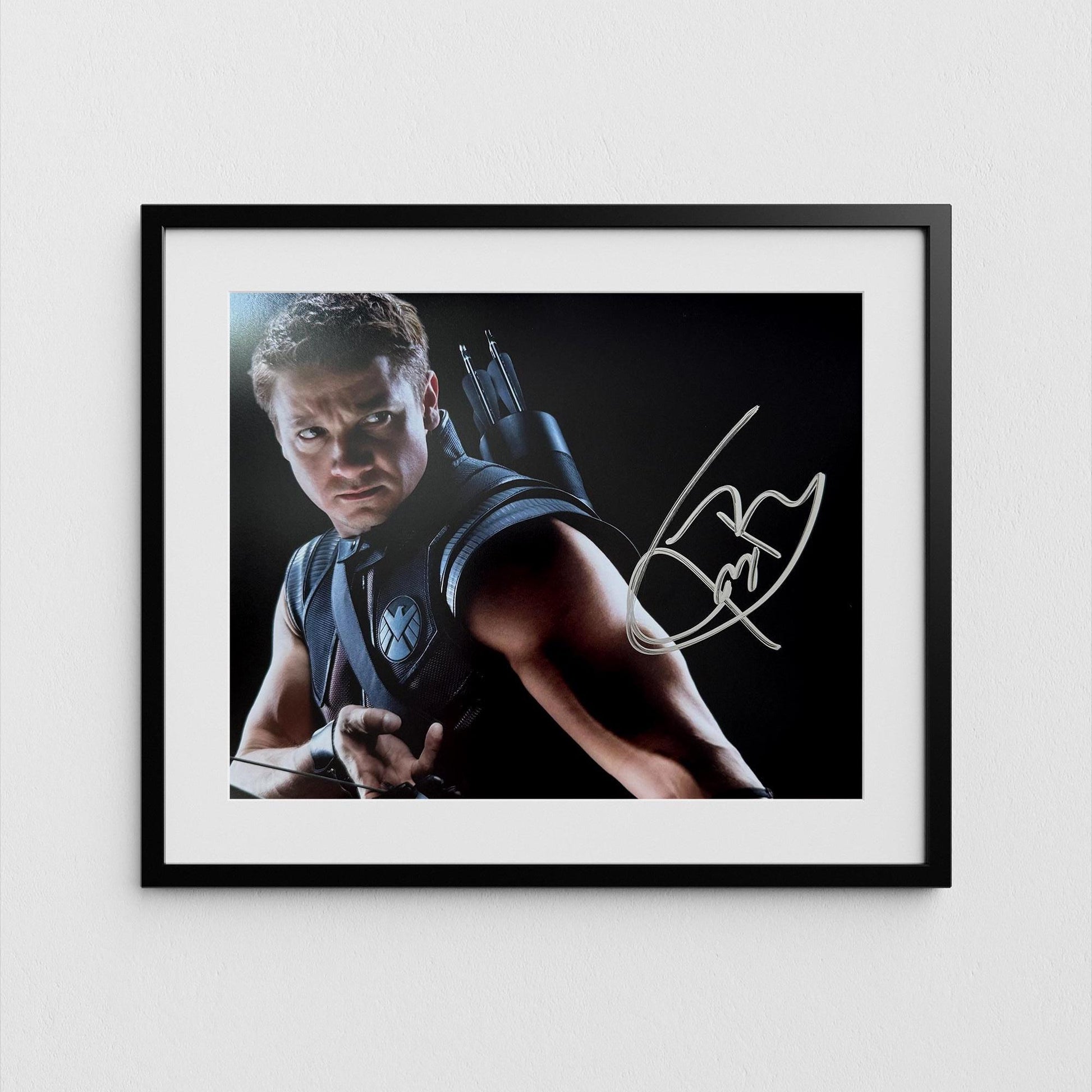Jeremy Renner Autograph Signed Avengers Endgame Poster Authentic Hawkeye Signature with COA