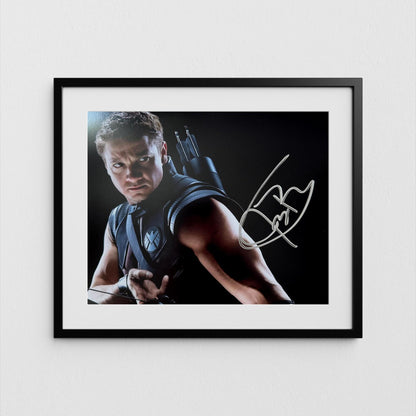 Jeremy Renner Autograph Signed Avengers Endgame Poster Authentic Hawkeye Signature with COA
