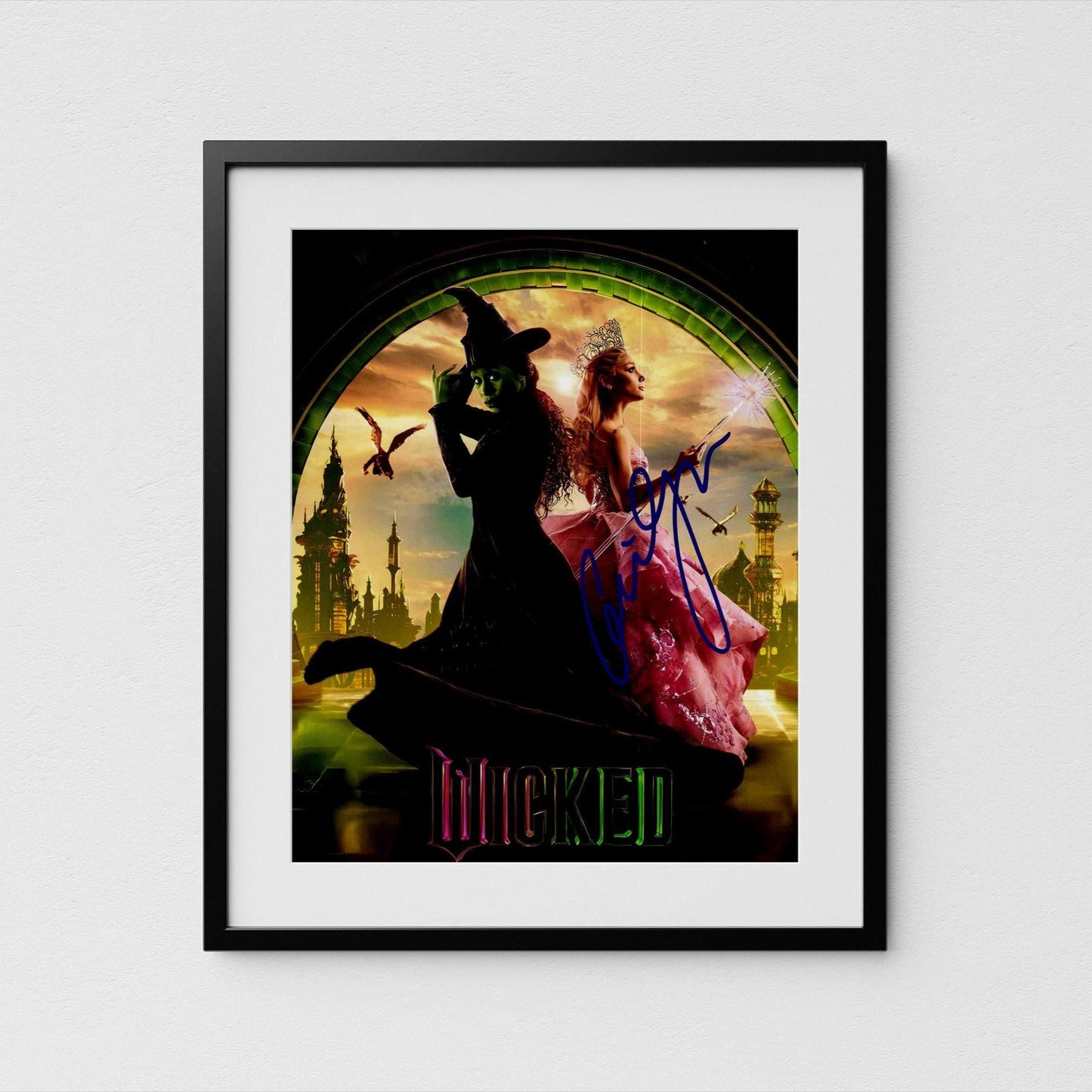 Ariana Grande Autograph Wicked Signed 8x10&quot; Poster Authentic Signature with COA