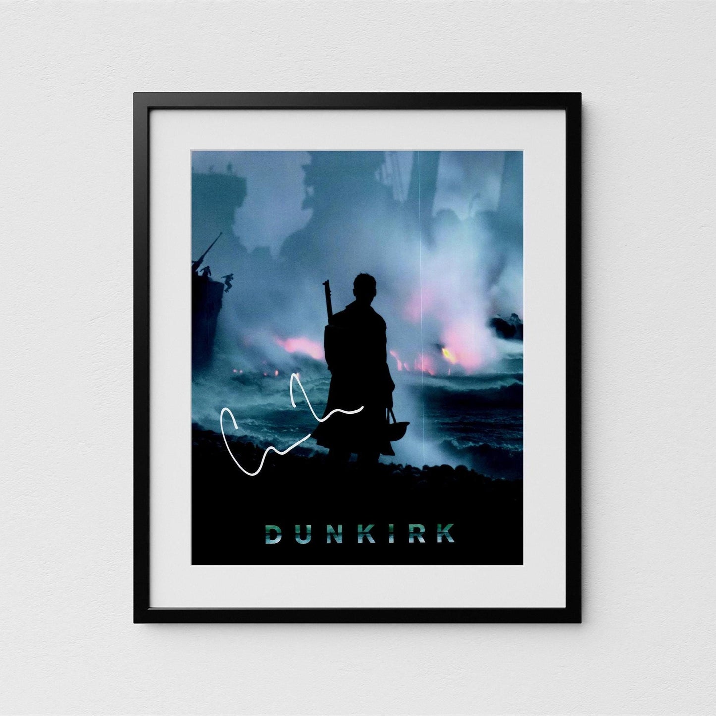 Christopher Nolan Autograph Dunkirk Signed 8x10&quot; Poster Authentic Signature with COA
