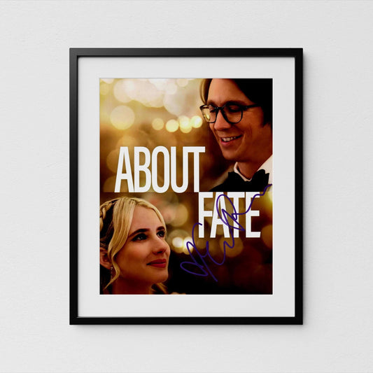 Emma Roberts Autograph About Fate Signed 8x10&quot; Poster Authentic Signature with COA