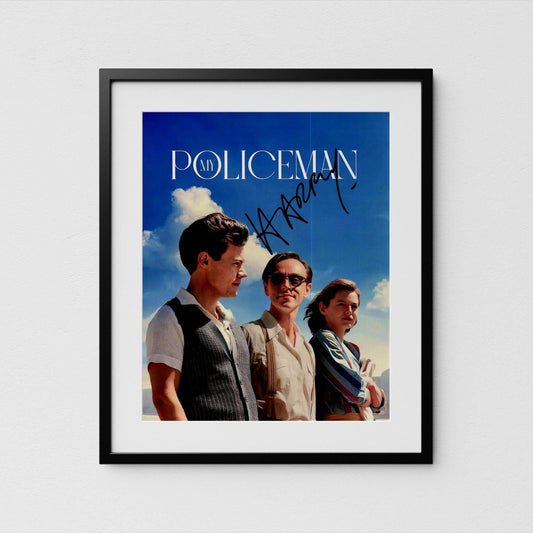 Harry Styles Autograph My Policeman Signed 8x10&quot; Poster Authentic Signature with COA