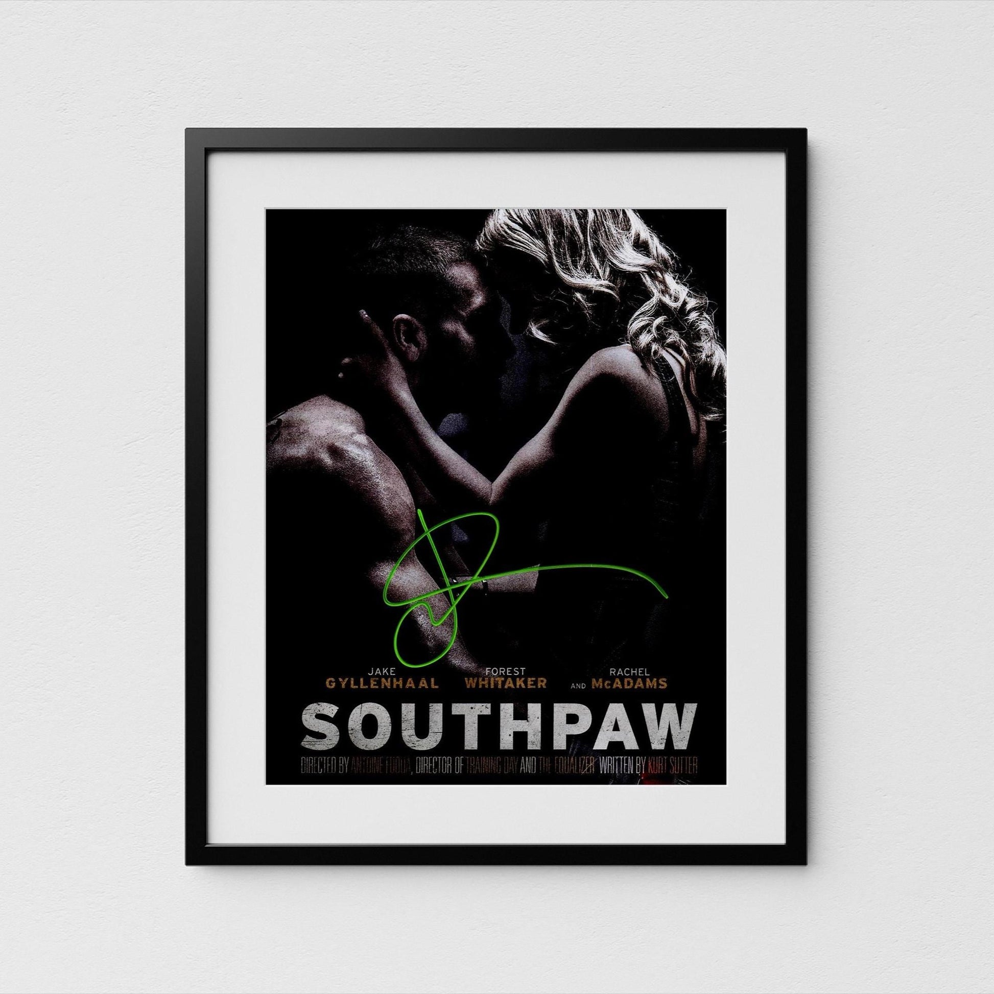Jake Gyllenhaal Autograph Southpaw Signed 8x10&quot; Poster Authentic Signature with COA