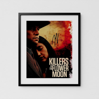 Leonardo DiCaprio Autograph Killer of the Flower Moon Signed 8x10&quot; Poster Authentic Signature with COA