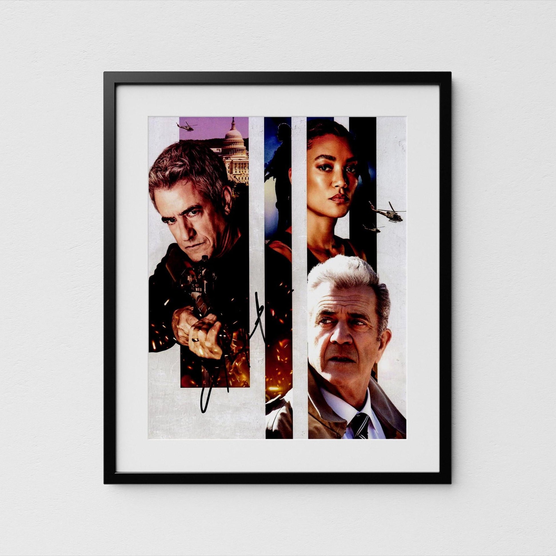 Mel Gibson Autograph Agent Game Signed 8x10&quot; Poster Authentic Signature with COA