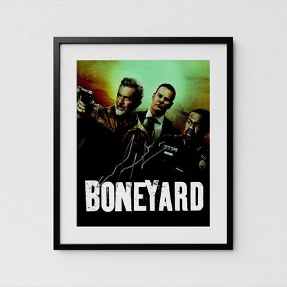 Mel Gibson Autograph Boneyard Signed 8x10&quot; Poster Authentic Signature with COA