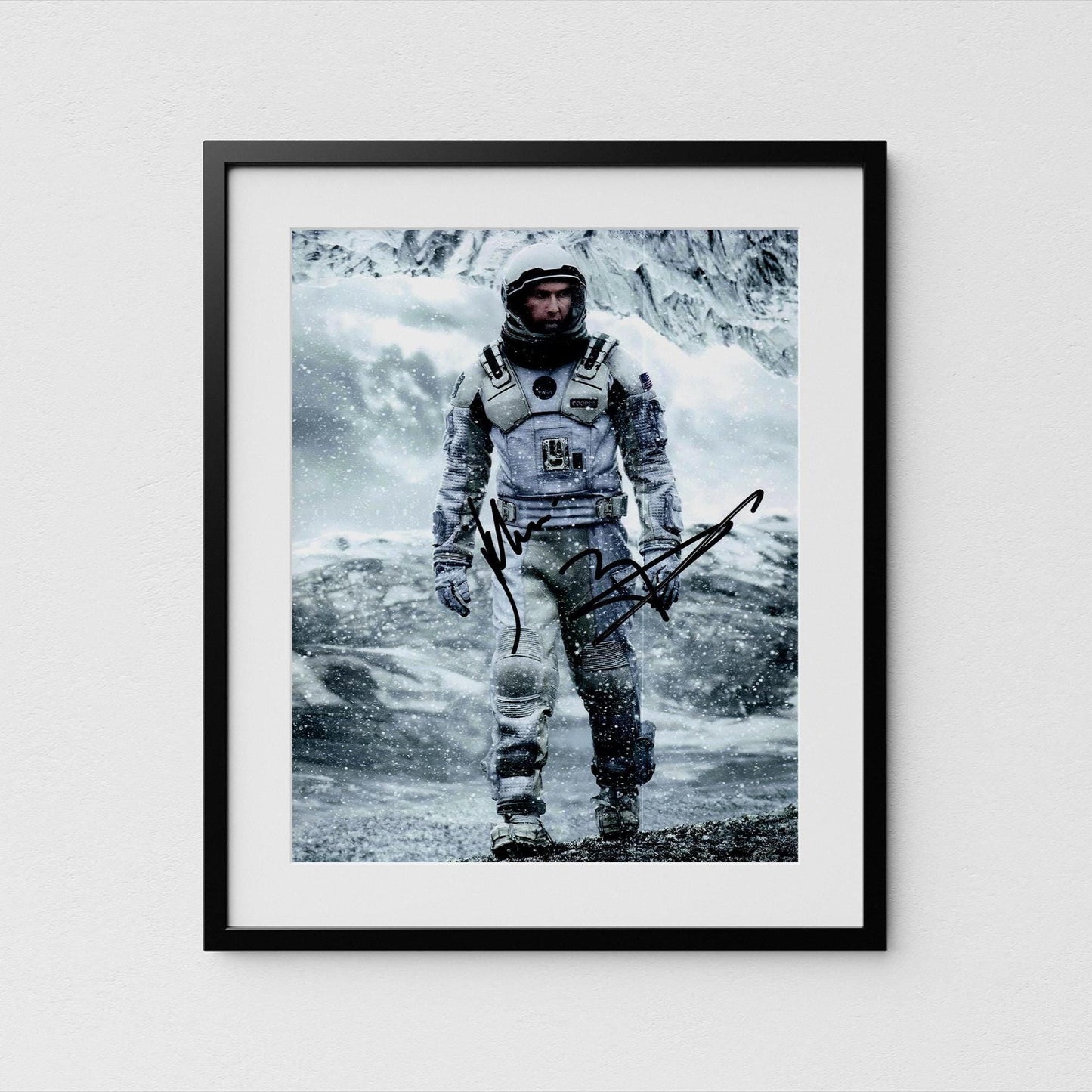 Matthew McConaughey Autograph Interstellar Signed 8x10&quot; Poster Authentic Signature with COA