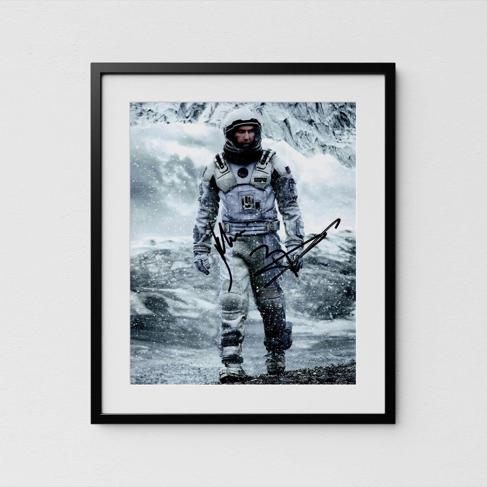 Matthew McConaughey Autograph Interstellar Signed 8x10&quot; Poster Authentic Signature with COA