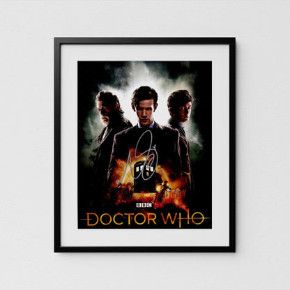 Matt Smith Autograph Doctor Who Signed 8x10" Poster Authentic Signature with COA
