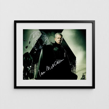 Ian McKellen Autograph X-Men Signed Poster Magneto Authentic Signature with COA