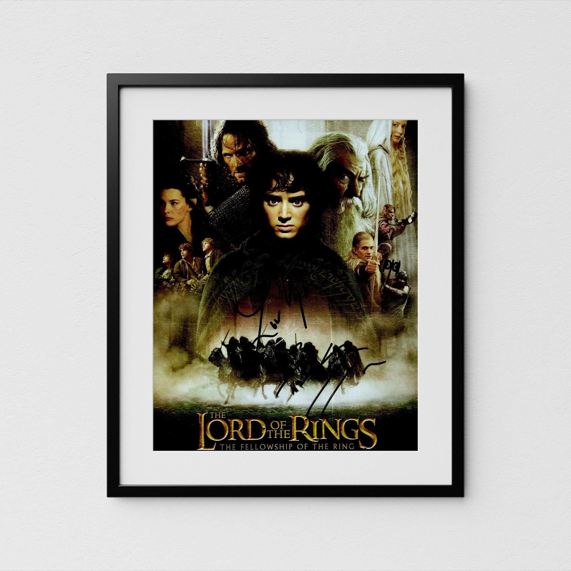 Liv Tyler + Viggo Mortensen Autograph Lord of the Rings Signed Poster Aragorn Arwen Authentic Signature with COA