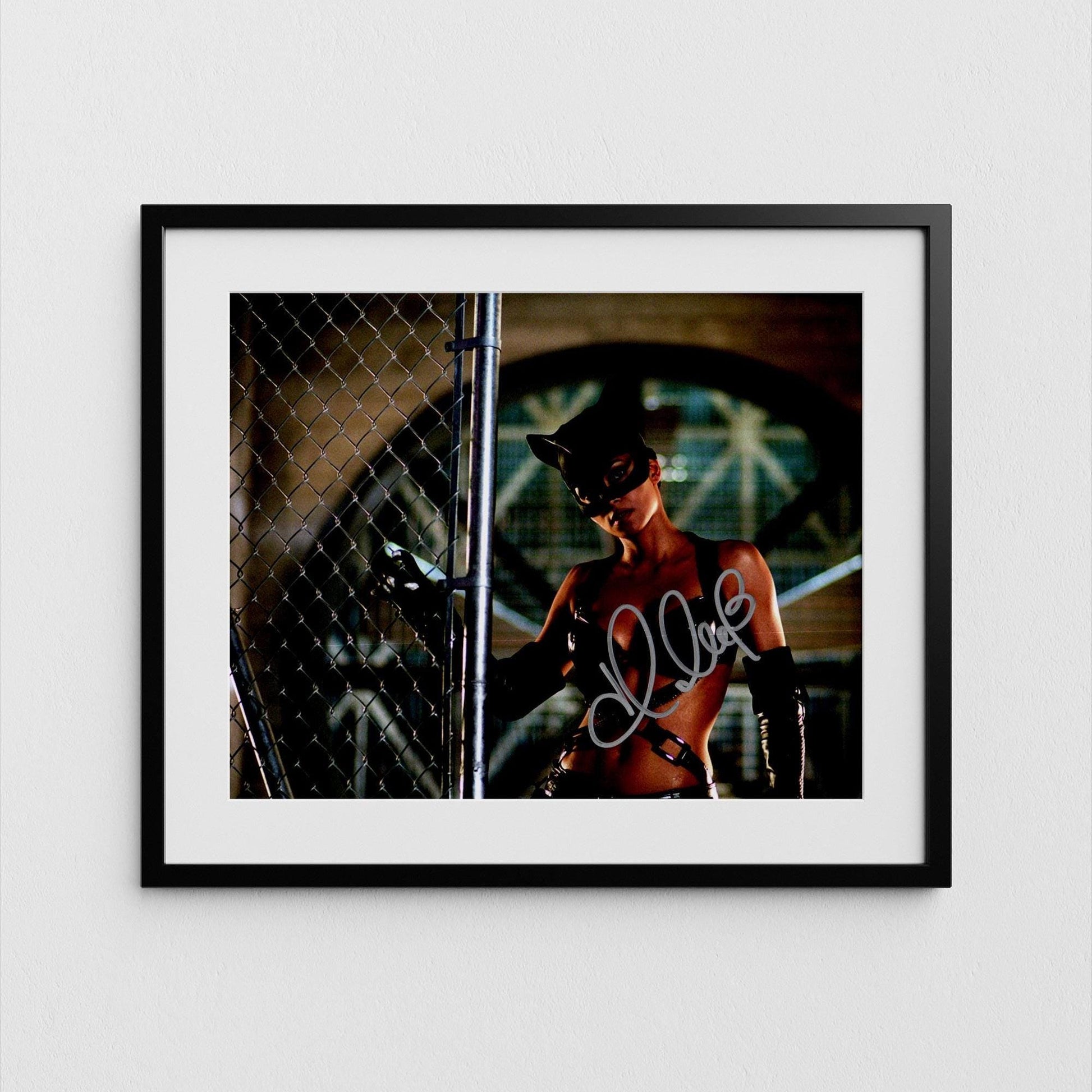Halle Berry Autograph Catwoman Signed 8x10&quot; Poster Authentic Signature with COA