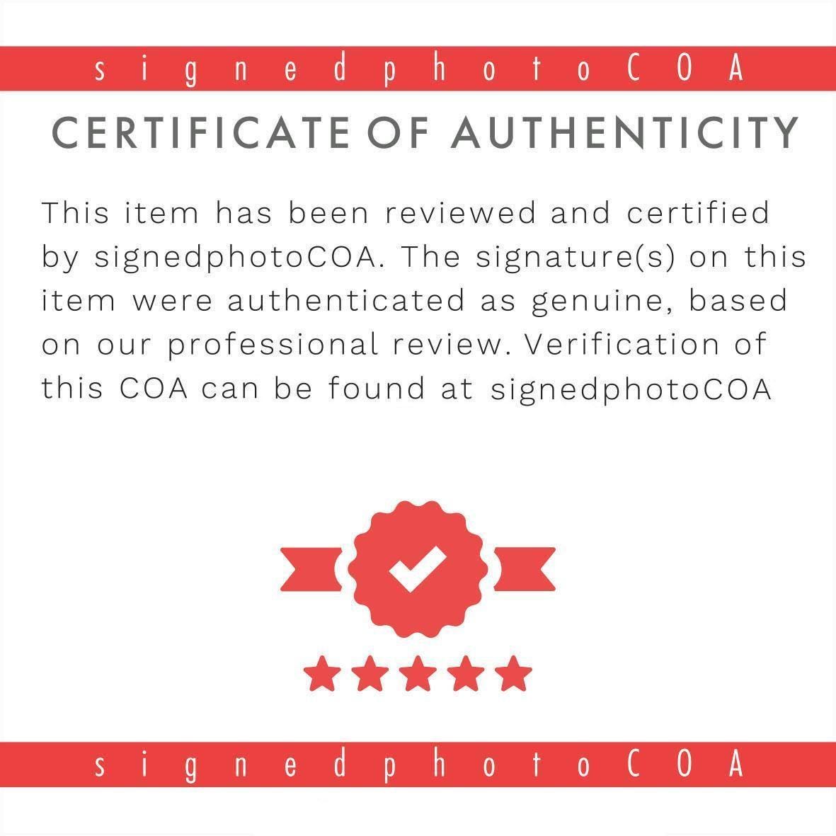 Tom Hardy Autograph Venom Signed 8x10" Poster Authentic Signature with COA