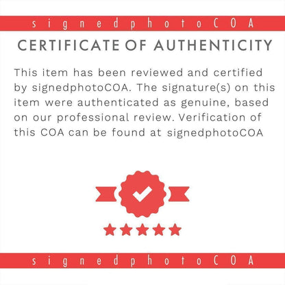 Quentin Tarantino Autograph Pulp Fiction Signed 8x10" Poster Authentic Signature with COA