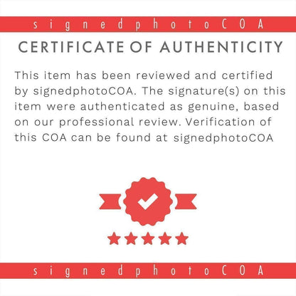 Simon Pegg Autograph Mission Impossible Signed 8x10" Poster Authentic Signature with COA