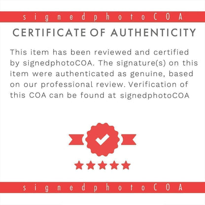 Simon Pegg Autograph Mission Impossible Signed 8x10" Poster Authentic Signature with COA