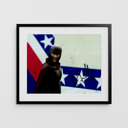 Michael Fassbender Autograph X-Men Signed 8x10" Poster Magneto Authentic Signature with COA