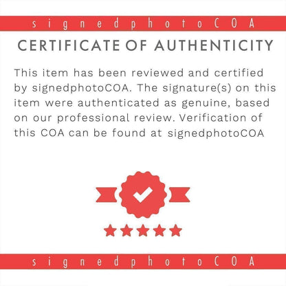 Robert Pattinson Autograph The Batman Signed 8x10" Poster Authentic Signature with COA