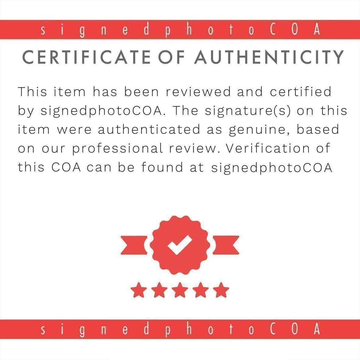 John Cena Autograph Freelance Signed 8x10" Poster Authentic Signature with COA