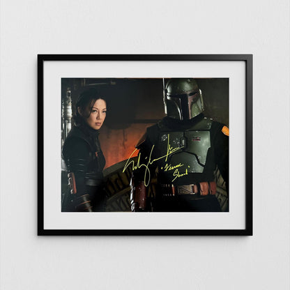 Ming-Na Wen Autograph Boba Fett Signed Poster Fennec Shand Authentic Star Wars Signature with COA
