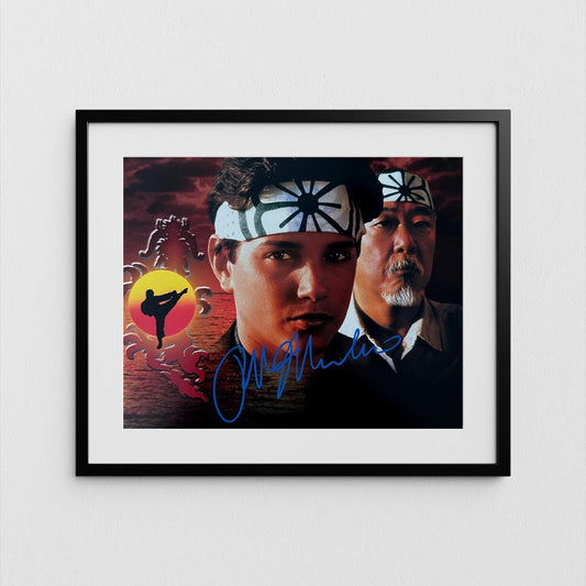 Ralph Macchio Autograph Signed 8x10&quot; Photo Karate Kid Signature with COA