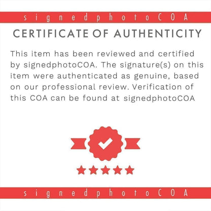 Vin Diesel Autograph Pitch Black Signed 8x10" Poster Authentic Signature with COA