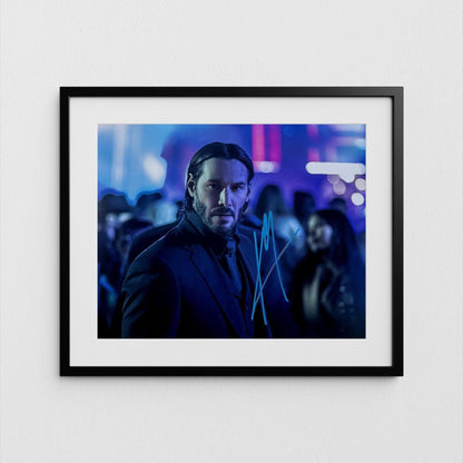 Keanu Reeves Autograph John Wick Signed 8x10" Poster Authentic Signature with COA