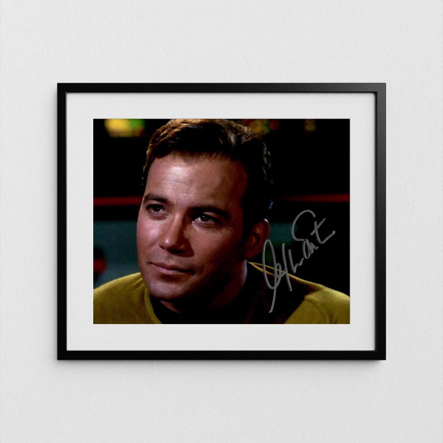 William Shatner Autograph Star Trek Signed 8x10 Photo Captian Kirk Signature with COA