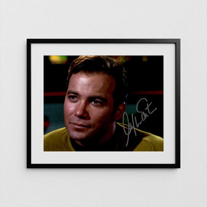 William Shatner Autograph Star Trek Signed 8x10 Photo Captian Kirk Signature with COA