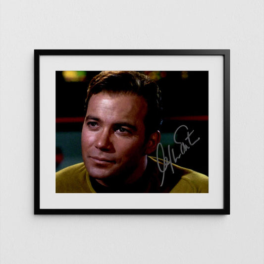 William Shatner Autograph Star Trek Signed 8x10 Photo Captian Kirk Signature with COA
