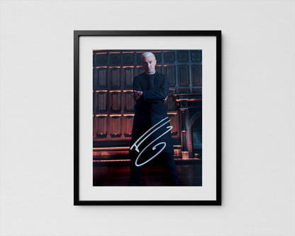 Tom Felton Autograph Harry Potter Signed Poster Authentic Draco Signature with COA