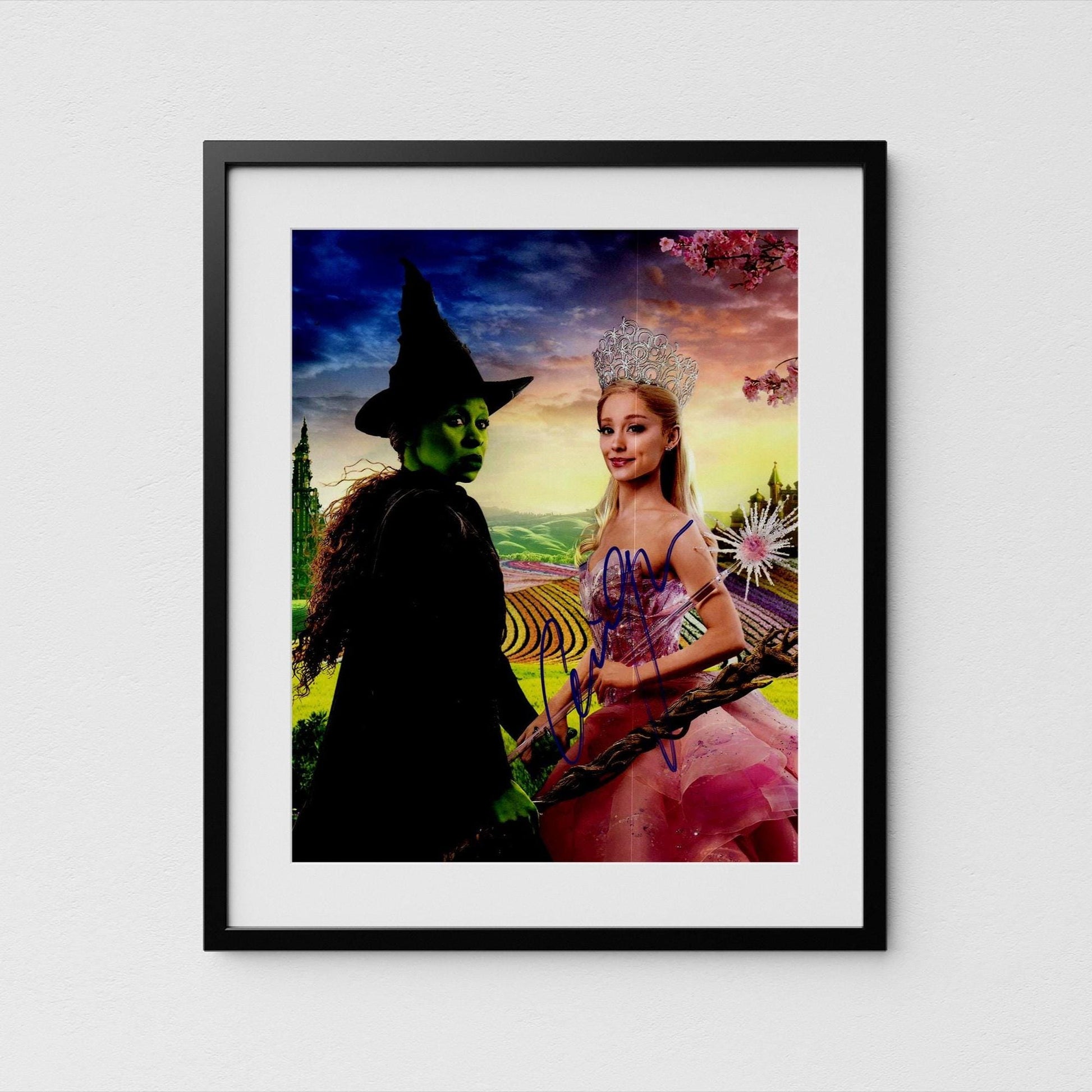 Ariana Grande Autograph Wicked Signed 8x10&quot; Poster Authentic Signature with COA